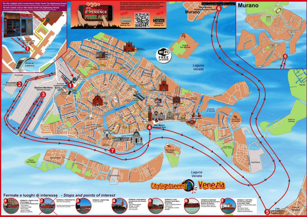 mapa de venecia