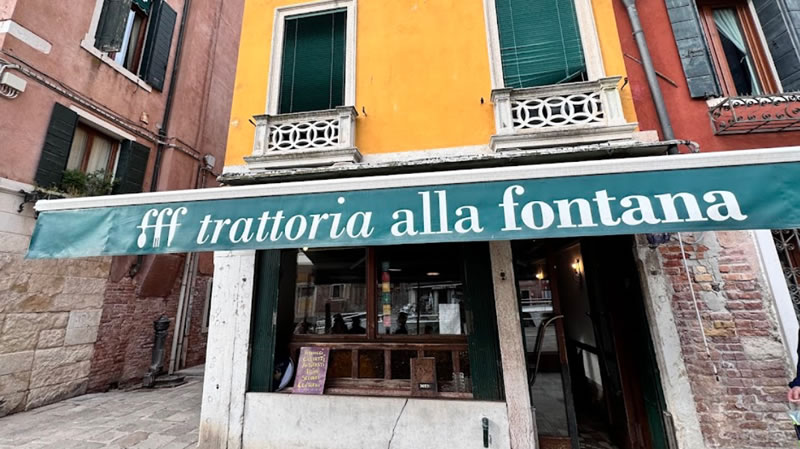 trattoria en venecia
